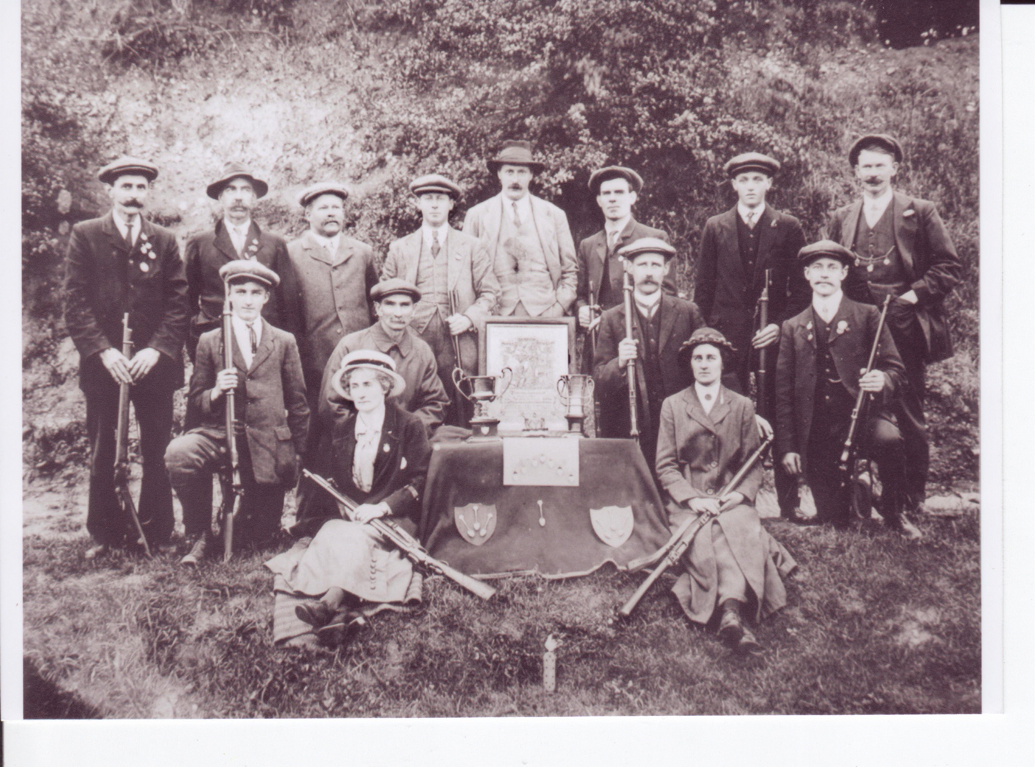 An early picture of Wymondham Rifle Club